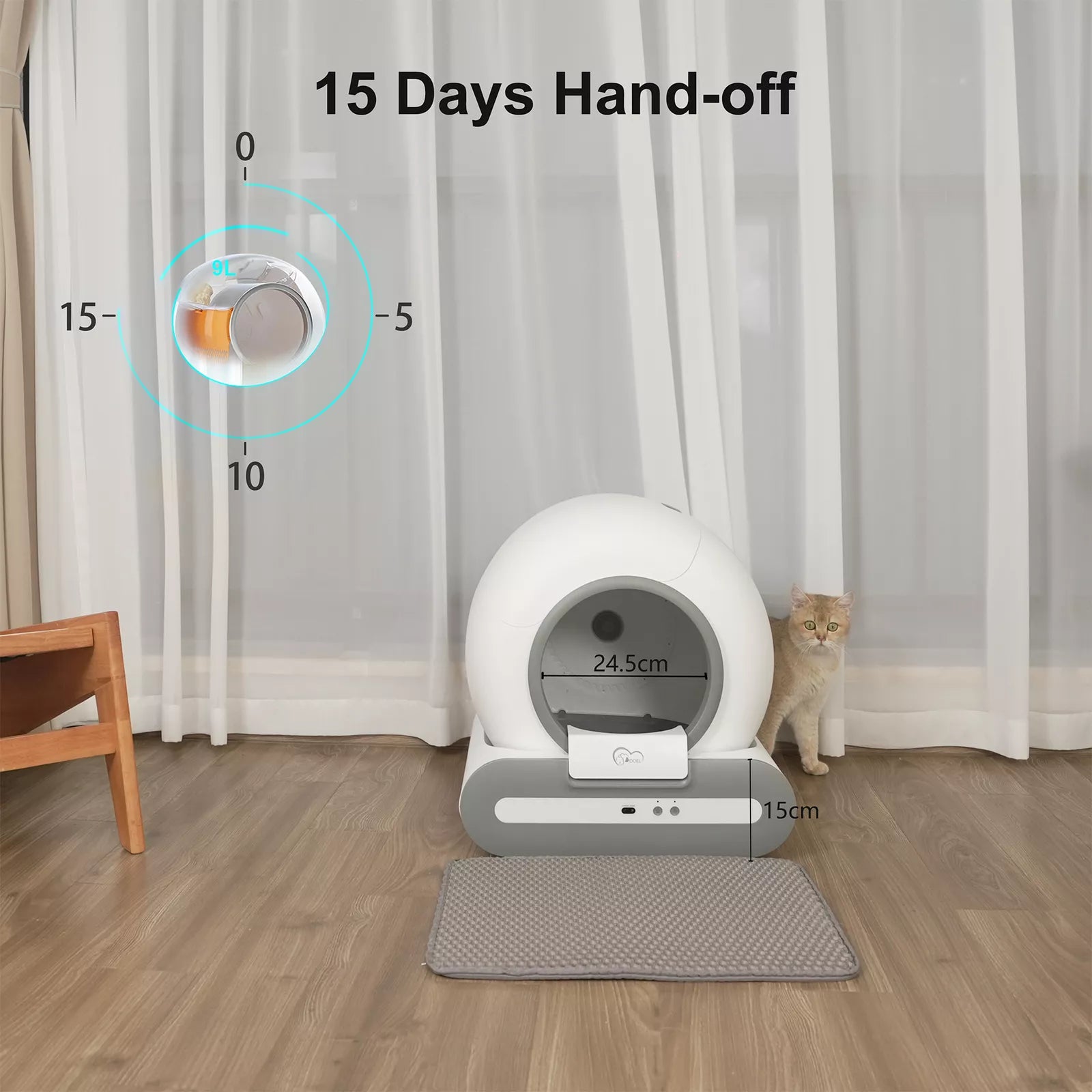 DOEL™ - Automatic Cat Litter Box