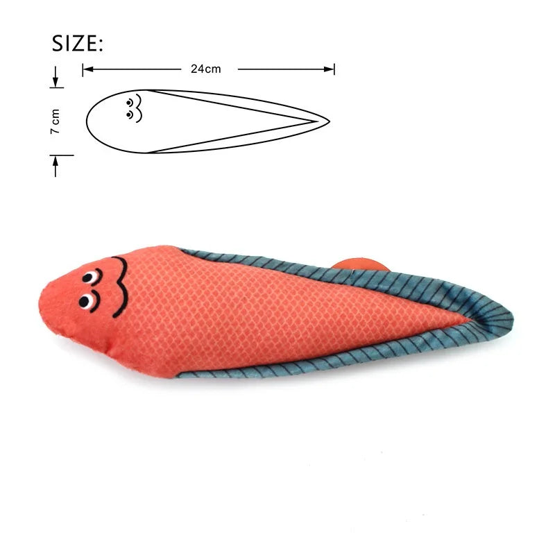 Fish-Shaped Cat Toy