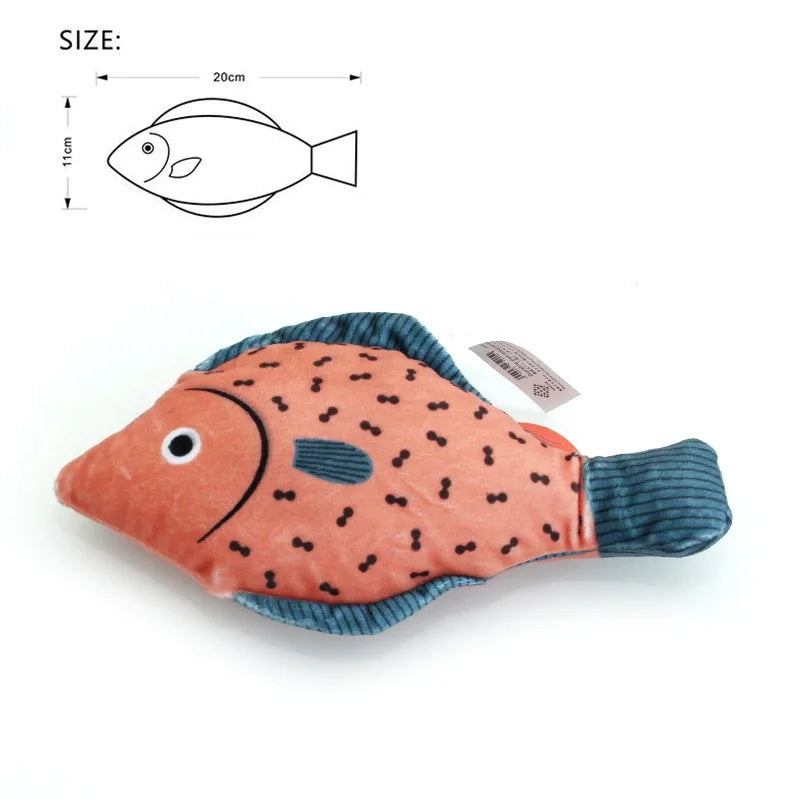 Fish-Shaped Cat Toy