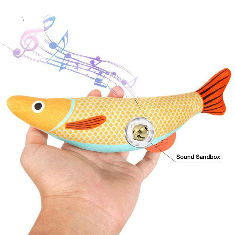 Fish-Shaped Cat Toy