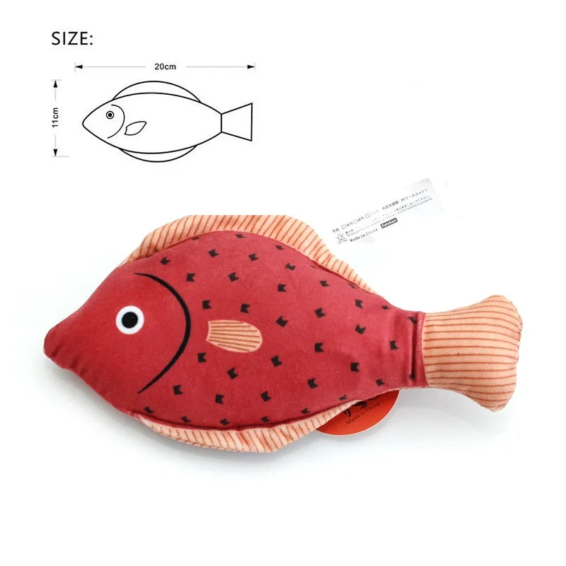 Fish-Shaped Cat Toy