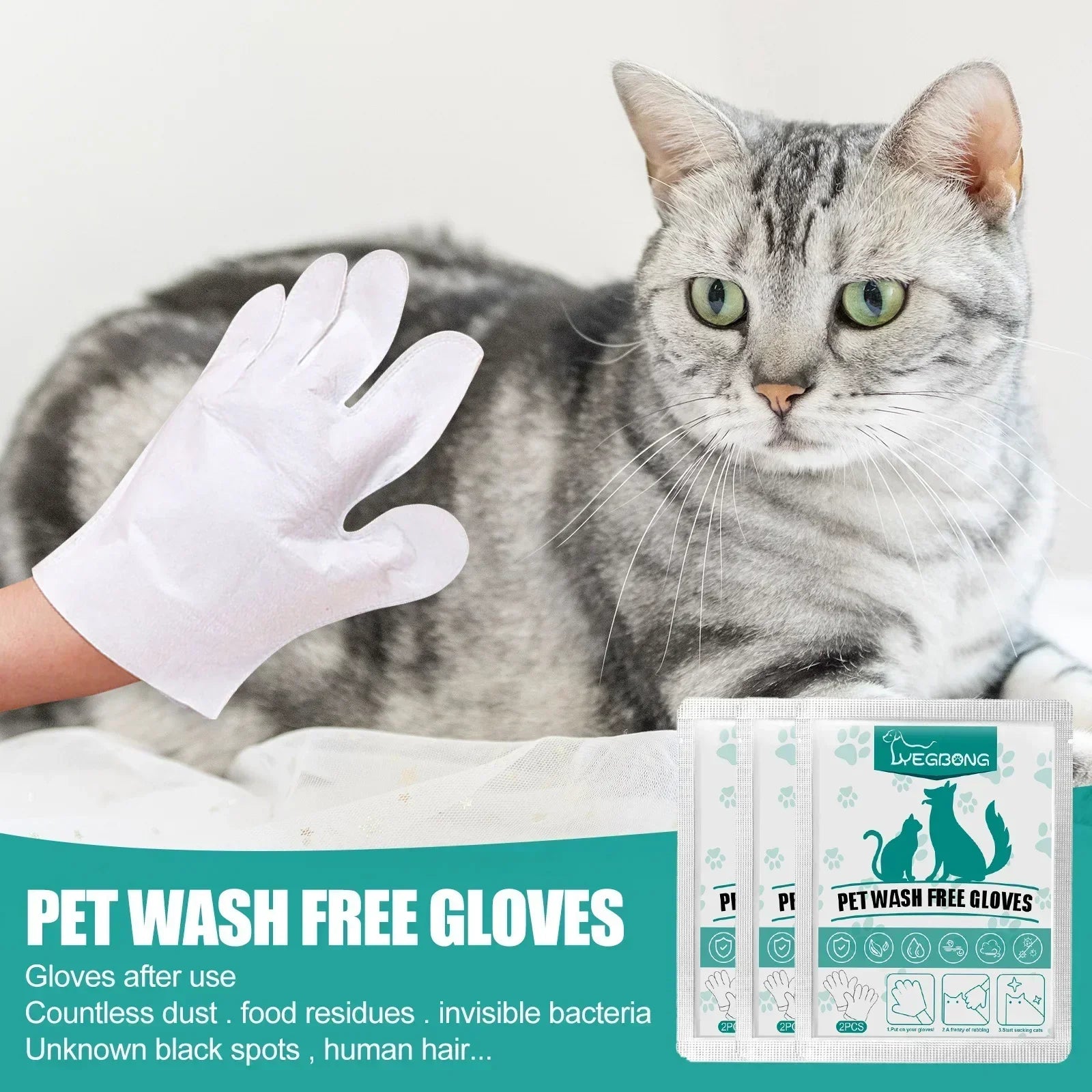 Pet Disposable Cleaning Gloves